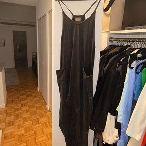 Free People Dark Grey Hot Shot Onesie Romper